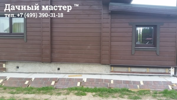 Подготовка термопанелей для отделки цоколя