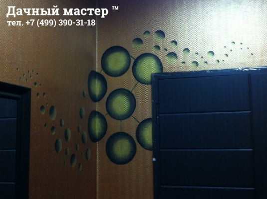 Оформление входной группы. Первая дверь.