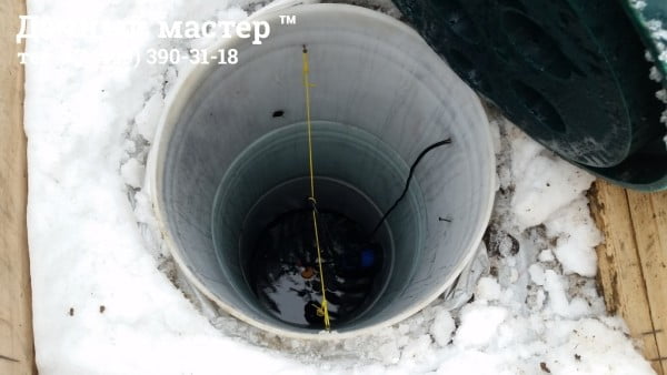 Автоматически наполняемая буферная емкость полная воды. Запас воды в данном случае 2 м3