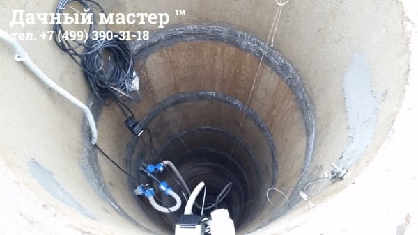 Подключенная система водоснабжения из колодца через буферную емкость