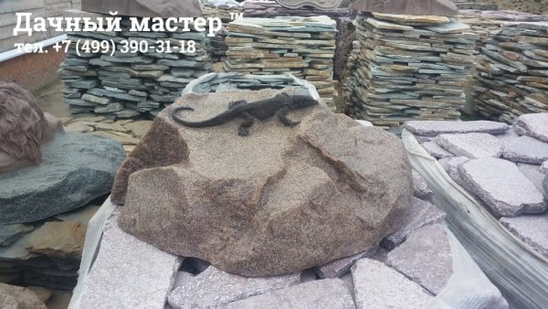 Элементы декора из камня