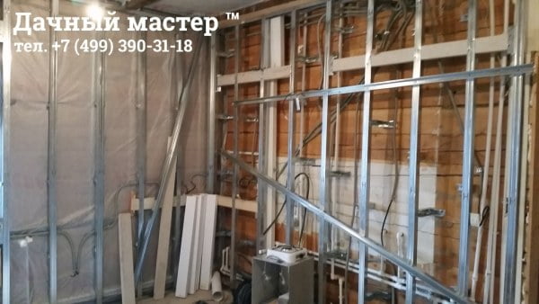 Монтаж металлического каркаса под гипсокартон