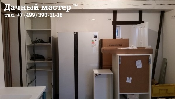 Монтаж кухонного гарнтитура