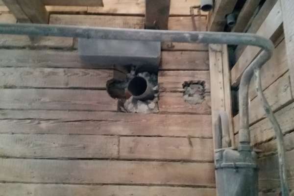 Котельная после пожара, случившегося по причине перегрузки электросети