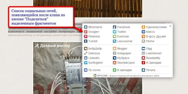 Список социальных сетей