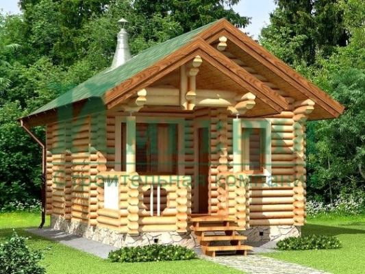 Экстерьер современной бани
