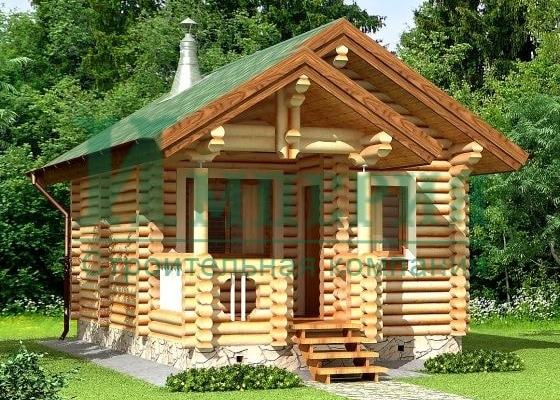 Экстерьер современной бани