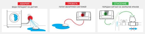 Принцип работы системы "Аквасторож"