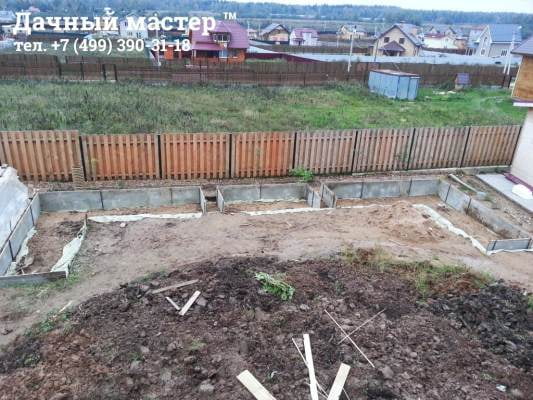 Общий вид будущих грядок