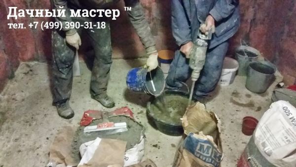 Замешиваем штукатурный раствор