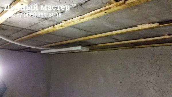Делаем деревянный каркас для потолочных панелей