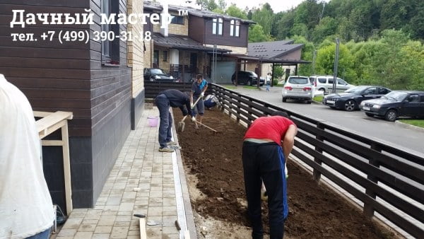 Перекапывание придомового участка