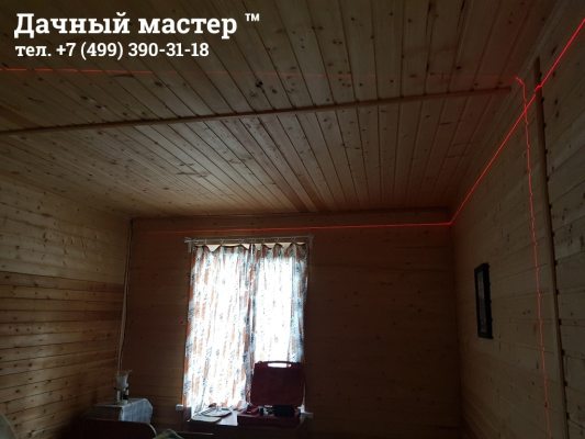 Монтаж кабель-каналов по лазерному уровню
