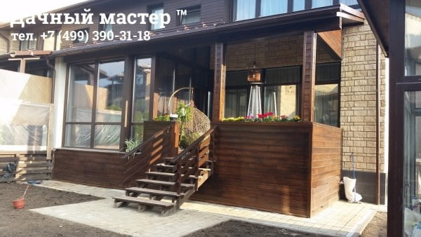 Веранда после реконструкции