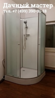 Отделанный санузел с установленной сантехникой