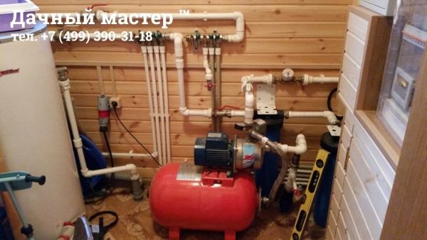 Оборудование системы водоснабжения