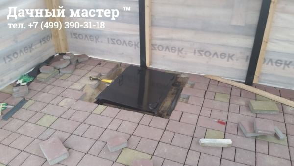 Готовый металлический люк