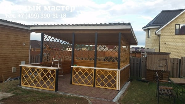 Готовая беседка