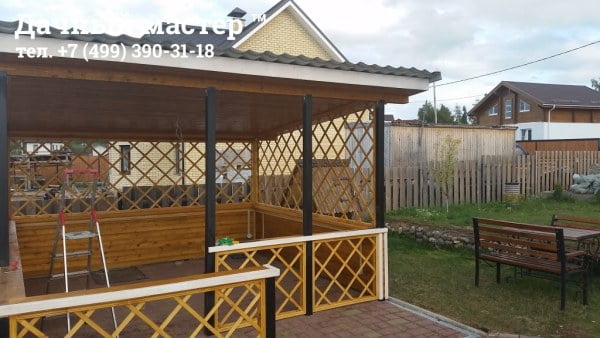 Готовая беседка