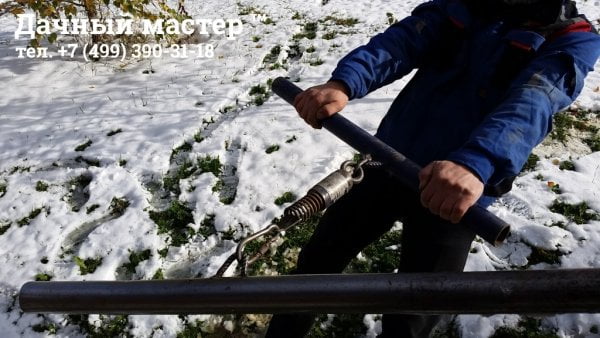 Динамометр для определения несущей способности грунта