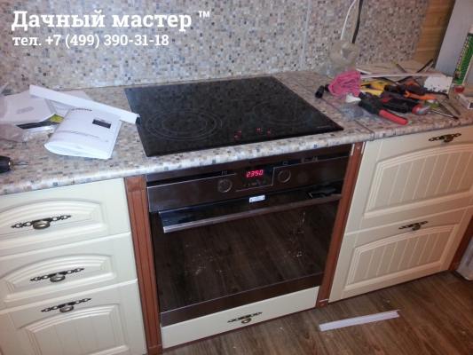 Установка и подключние духового шкафа