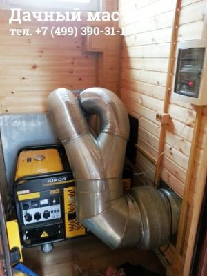 Система вентиляции и охлаждения генератора