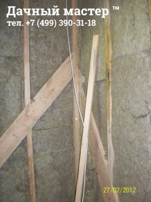 Утепление углов дома