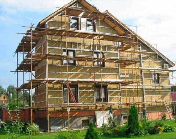 деревянный дом реконструкция