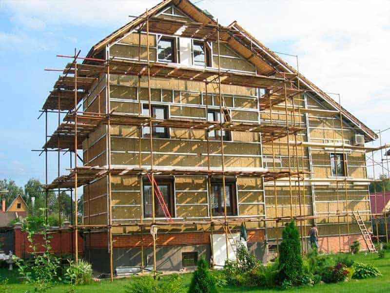 деревянный дом реконструкция