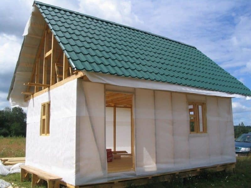 Ветровлагозащита и пароизоляция каркасного дома