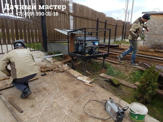 Сборка бокса для генератора