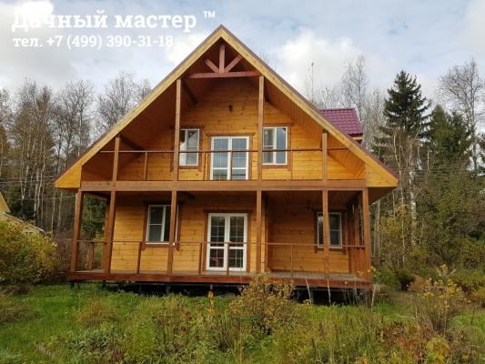 Дом до отделки веранды и лоджии
