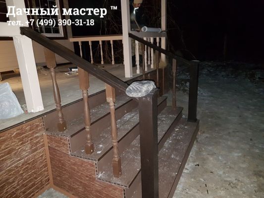 Реконструкция крыльца дачного дома