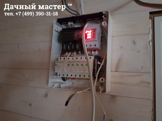 Замена электрощитка в дачном доме