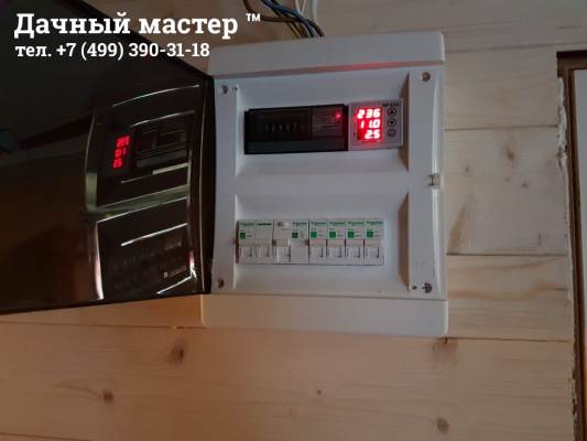 Замена электрощитка в дачном доме
