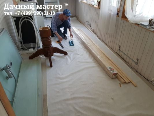 Монтаж плинтусов и обналички