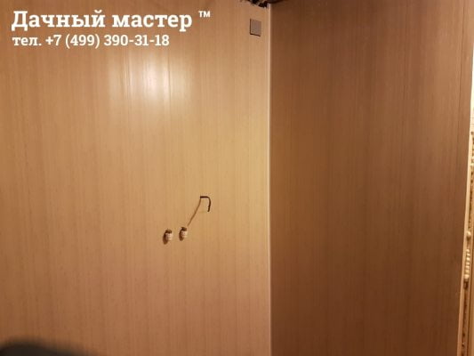 Отделка стен пластиковыми панелями