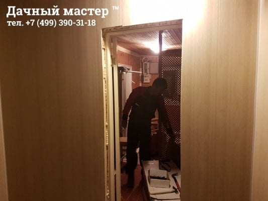 Отделка стен пластиковыми панелями