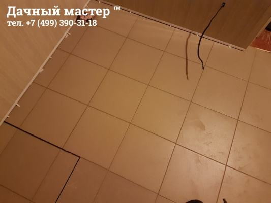 Укладка плитки на пол