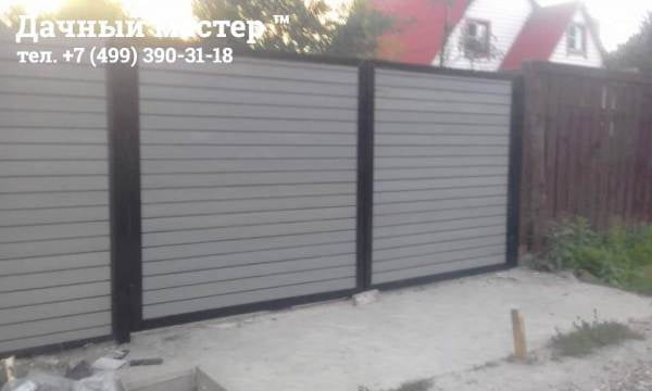 Забор из полимерной доски