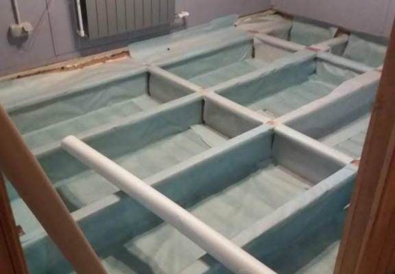 Строительство нового перекрытия