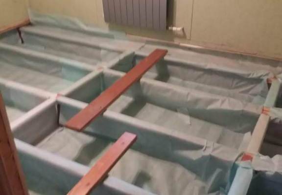Строительство нового перекрытия