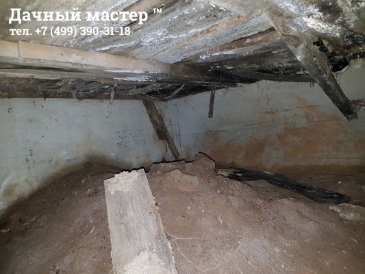 Сгнившие лаги пола