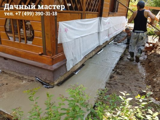 Реконструкция отмостки