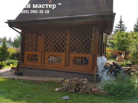 Реконструкция отмостки