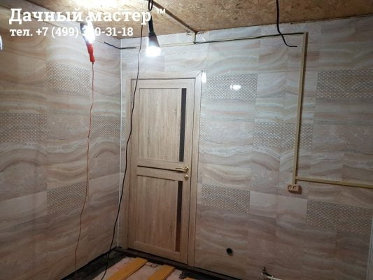 Монтаж электрики в пристройке