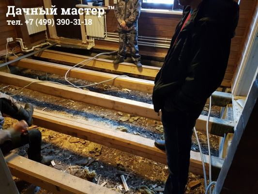 Лаги на пролете 5,5 метров без промежуточных опор