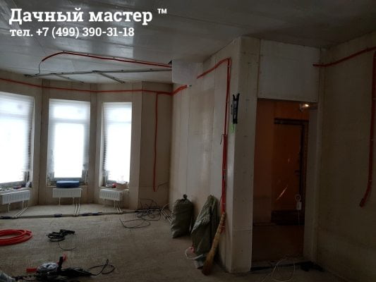 Прокладка электропроводки в коттедже