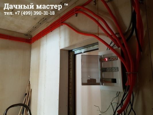 Монтаж электрораспределительного щита