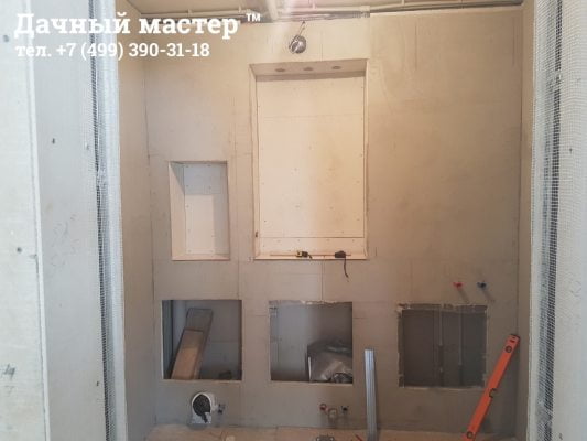 Обустройство перегородки для скрытия коммуникаций